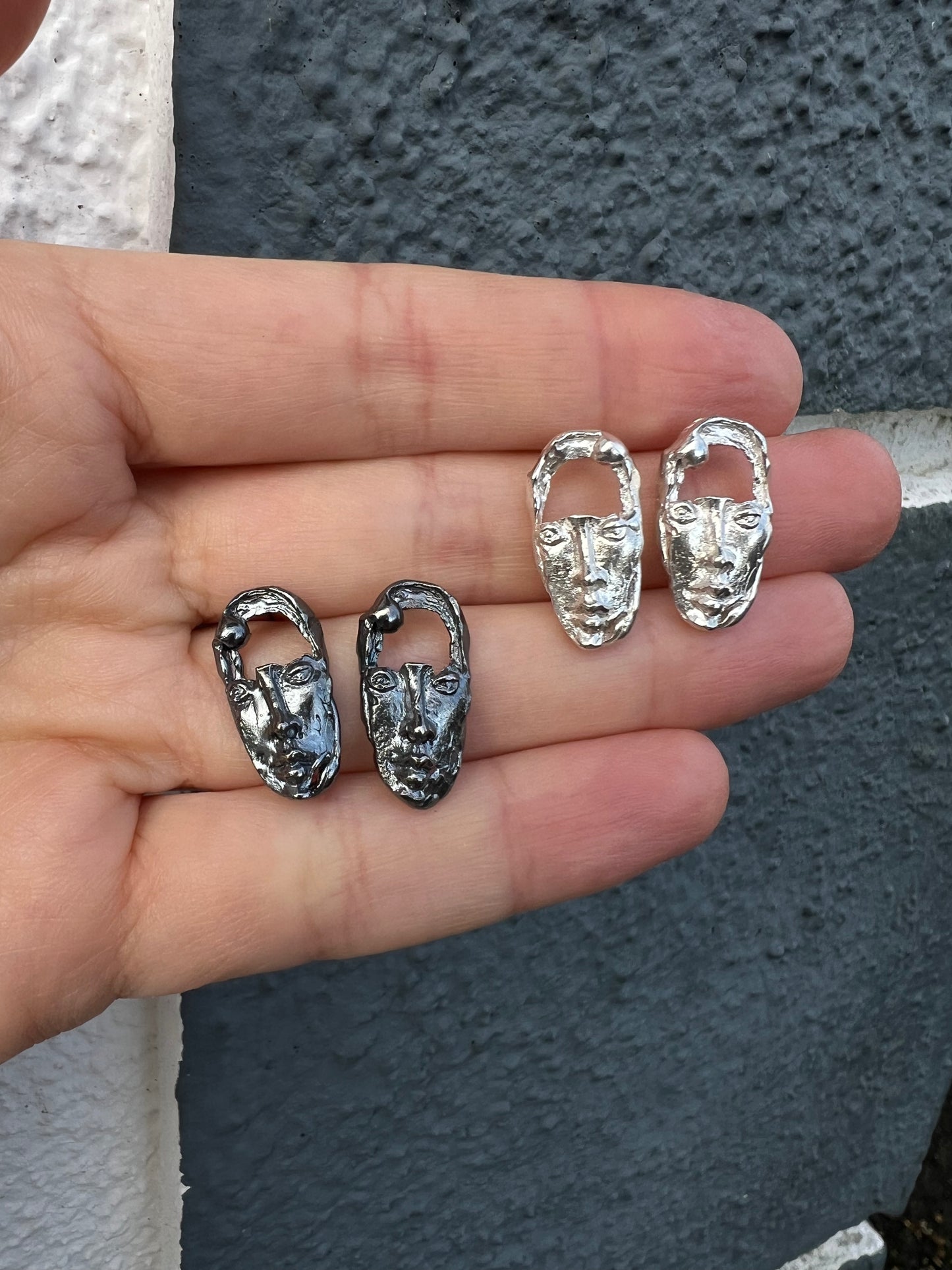 Face earrings